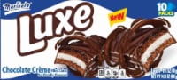 Marinela Luxe Chocolate Creme Filled Cakes Perspective: front