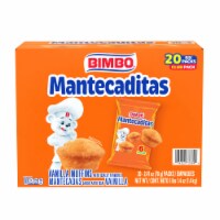 Bimbo Mantecaditas Bite Sized Vanilla Muffins, 2.47 Ounce (Pack of 20)