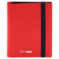 Ultra Pro ULP15367 2 Pocket Pro Eclipse Binder&#44; Apple Red