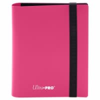 Ultra Pro ULP15372 2 Pocket Pro Eclipse Binder&#44; Hot Pink