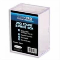 Ultra Pro 81148 2-Piece 250 Count Clear Card Storage Box