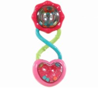 Bright Starts Pretty in Pink Rattle and Shake Barbell Infant Toy 1 ct