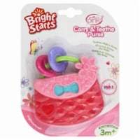 Bright Starts Pretty in Pink Carry and Teethe Purse Infant Toy