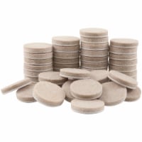 Waxman Self-Stick Felt Pads - 48 Pack - Oatmeal Perspective: Main
