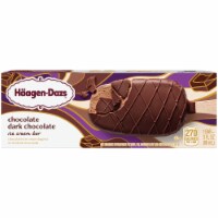 Haagen-Dazs Chocolate Dark Chocolate Ice Cream Bar Perspective: Main