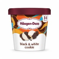 Haagen-Dazs Black and White Cookie Ice Cream, 14oz Perspective: Main