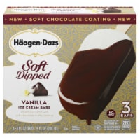Haagen-Dazs® Soft Dipped Vanilla Ice Cream Bars Perspective: Main