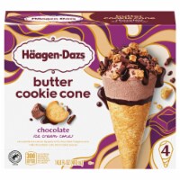 Haagen-Dazs® Butter Cookie Chocolate Ice Cream Cones