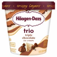 Haagen Dazs® Trio Triple Chocolate Ice Cream Perspective: Main