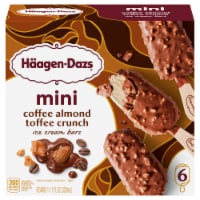 Haagen Dazs® Coffee Almond Crunch Mini Ice Cream Bars Perspective: Main