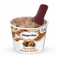 Haagen-Dazs Chocolate Peanut Butter Ice Cream Cup, 3.6oz