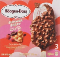 Haagen-Dazs Summer Berry Waffle Ice Cream Bars Perspective: Main