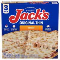 Jack's Original Thin Crust Cheese Frozen Pizzas Perspective: Main