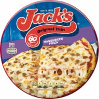 Jack's Original Thin Hamburger Pizza Perspective: Main
