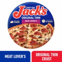 Jack's Meat Lover's Thin Crust Frozen Pizza Perspective: Main