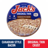 Jack's Original Thin Crust Canadian Style Bacon Frozen Pizza