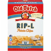 Old Dutch Super Size Rip-L Potato Chips Perspective: Main