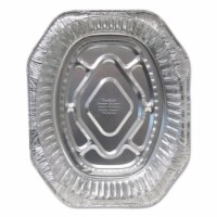 Durable Packaging DPK4001100 Aluminum Oval Roaster Pan - 100 per Case