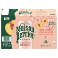 Maison Perrier™ Peach Flavored Sparkling Water Cans Perspective: Main
