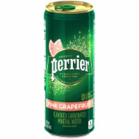 Perrier® Pink Grapefruit Flavored Carbonated Mineral Water Perspective: Main
