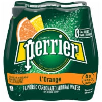 Perrier L'Orange Flavored Sparkling Water Perspective: Main
