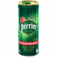 Perrier® Strawberry Flavored Carbonated Mineral Water Perspective: Main
