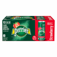 Perrier Strawberry Flavored Carbonated Mineral Water Perspective: Main