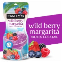 Daily's Wild Berry Frozen Margarita Ready to Drink Cocktail Single Pouch Perspective: Main