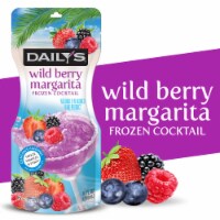 Daily's Wild Berry Frozen Margarita Ready to Drink Cocktail Single Pouch Perspective: Main