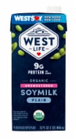 West Life Organic Unsweetened Plain Soymilk Perspective: Main