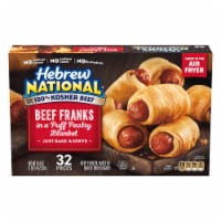 Hebrew National Beef Franks In A Puff Pastry Blanket Frozen Snacks Perspective: Main