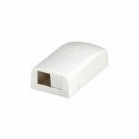 Panduit Surface Mount Box,Mini Com,2Port,Ivory CBX2EI-AY