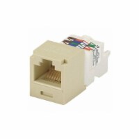 Panduit Jack,Mini Com,Cat 6,Ivory CJ688TPEI