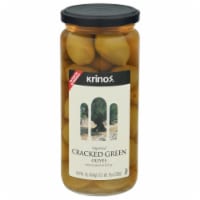 Krinos® Cracked Green Olives Perspective: Main