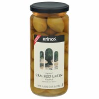 Krinos® Cracked Green Olives Perspective: Main