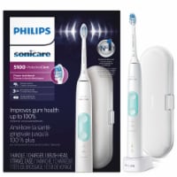 Philips Sonicare White Mint ProtectiveClean 5100 Gum Health Rechargeable Electric Toothbrush