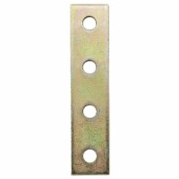 Superstrut 7-1/4 In. L. Flat Goldgalv Electroplated Zinc Bracket ZX207-10
