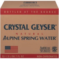 Crystal Geyser Alpine Spring Bottled Water Perspective: Main