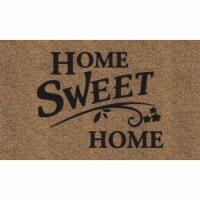Americo 77FLHSH830 Home Sweet Home Printed Mat, Koko-Flocked - 8 x 30 in.