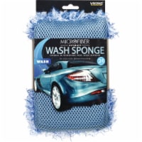 Viking 5-1/2 In. W x 8 In. L x 2-1/2 In. D 2N1 Ultimate Car Wash Sponge 855200