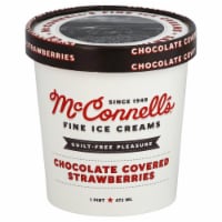 McConnell's Chocolate Covered Strawberry Ice Cream Pint