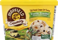 Mayfield Creamery Turtle Tracks(R) Premium Ice Cream Perspective: Main