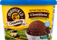 Mayfield Creamery® Lowfat Chocolate Frozen Yogurt Tub Perspective: Main