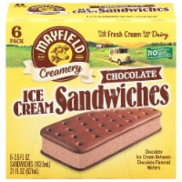 Mayfield Creamery® Chocolate Multipack Ice Cream Sandwiches Perspective: Main