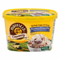 Mayfield® Blueberry Cream Pie Ice Cream Perspective: Main