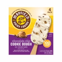 Mayfield Chocolate Chip Cookie Dough Ice Cream Bars Perspective: Main
