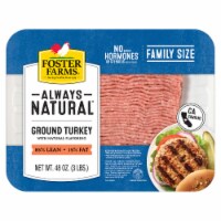Foster Farms Always Natural 85% Lean 15% Fat Ground Turkey Perspective: Main