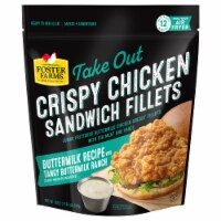 Foster Farms® Tangy Buttermilk Ranch Frozen Crispy Chicken Sandwich Fillets