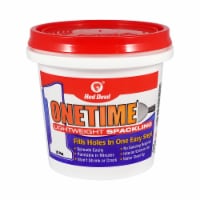 Red Devil Onetime 1/2 Pt. Lightweight Acrylic Spackling Compound 0542