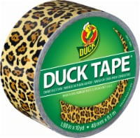 Duck® Brand Leopard Printed Duct Tape - 1.88 Inch x 10 Yard - Brown Perspective: Main
